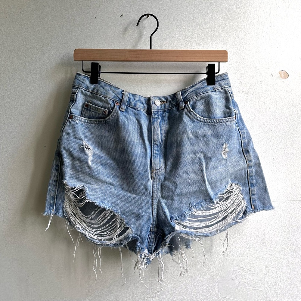 Distressed Mom Shorts